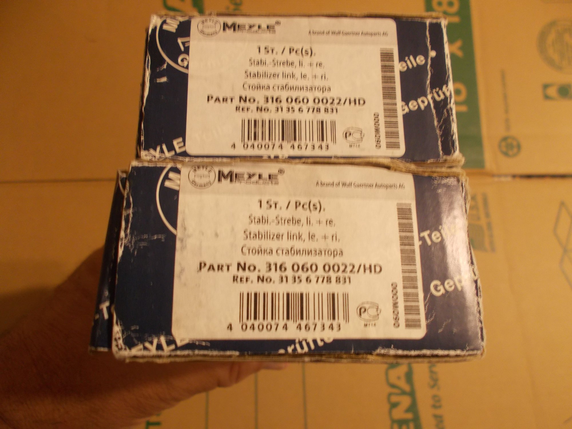 Steering/Suspension - Meyle Front Sway Bar End Links. 31 35 6 778 831.  Pair. New. - New - 2002 to 2006 Mini Cooper - Bryan, OH 43506, United States