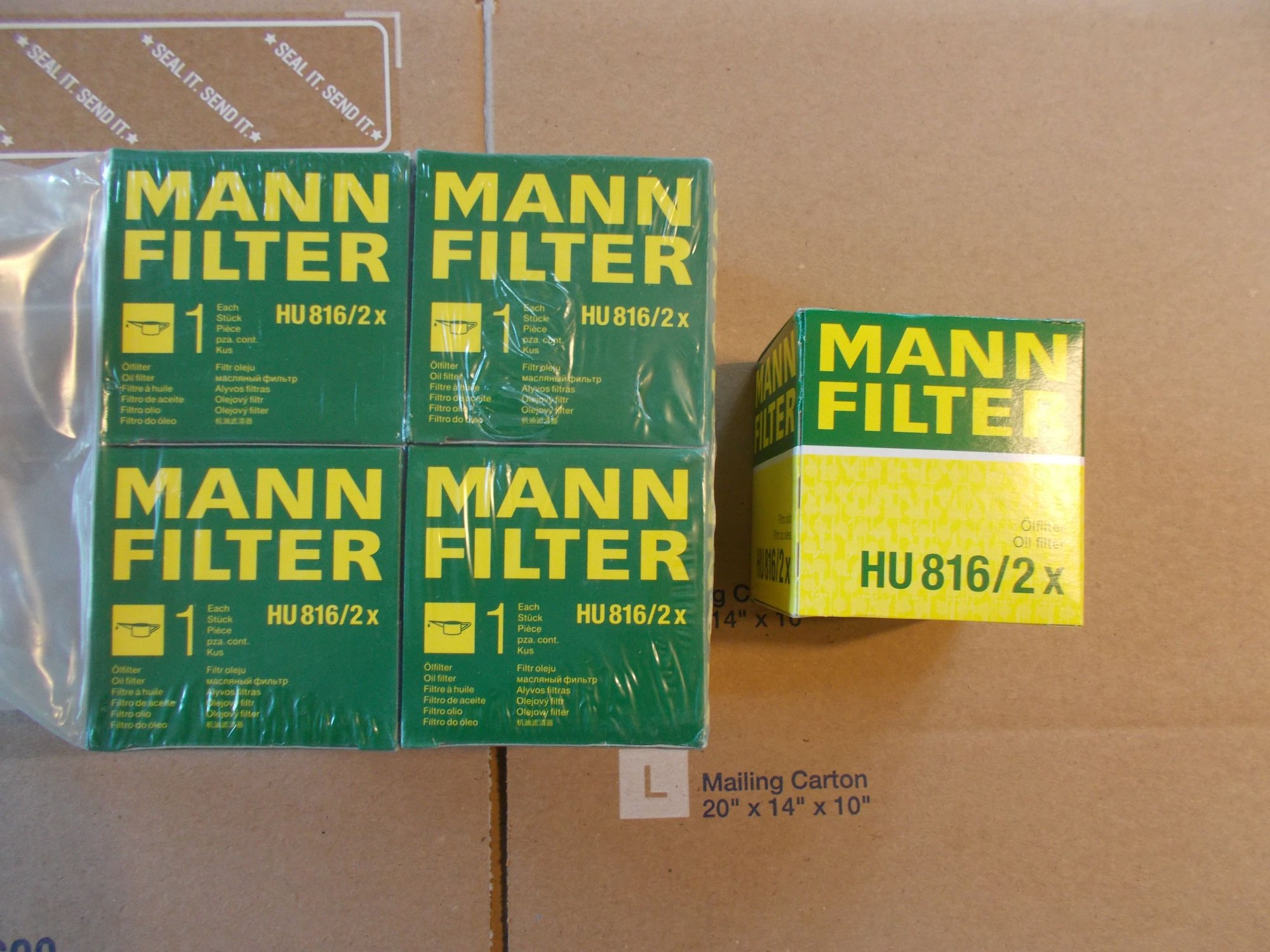 Miscellaneous - 5 GEN 1 MINI Cooper Oil Filters.  Mann HU 816/2x - New - 2002 to 2006 Mini R50: "Mk I" Mini One & Cooper - 2006 to 2008 Mini R52: "Mk I" Mini Convertible - 2002 to 2006 Mini R53: "Mk I" Mini Cooper S - Bryan, OH 43506, United States