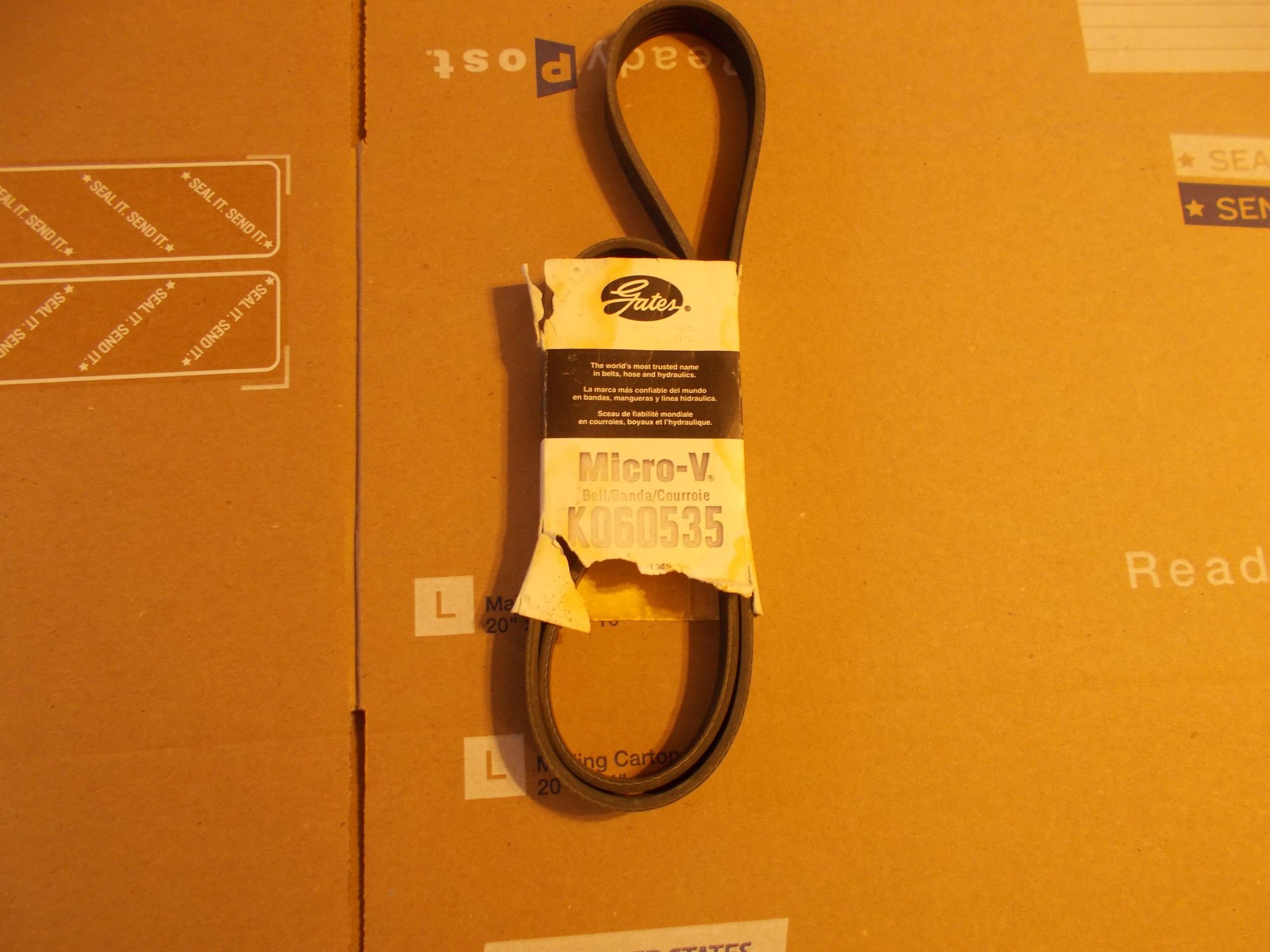 Engine - Power Adders - New Gates K060535 Serpentine Belt for use with reduction pulleys. - New - 2002 to 2006 Mini R53: "Mk I" Mini Cooper S - Bryan, OH 43506, United States