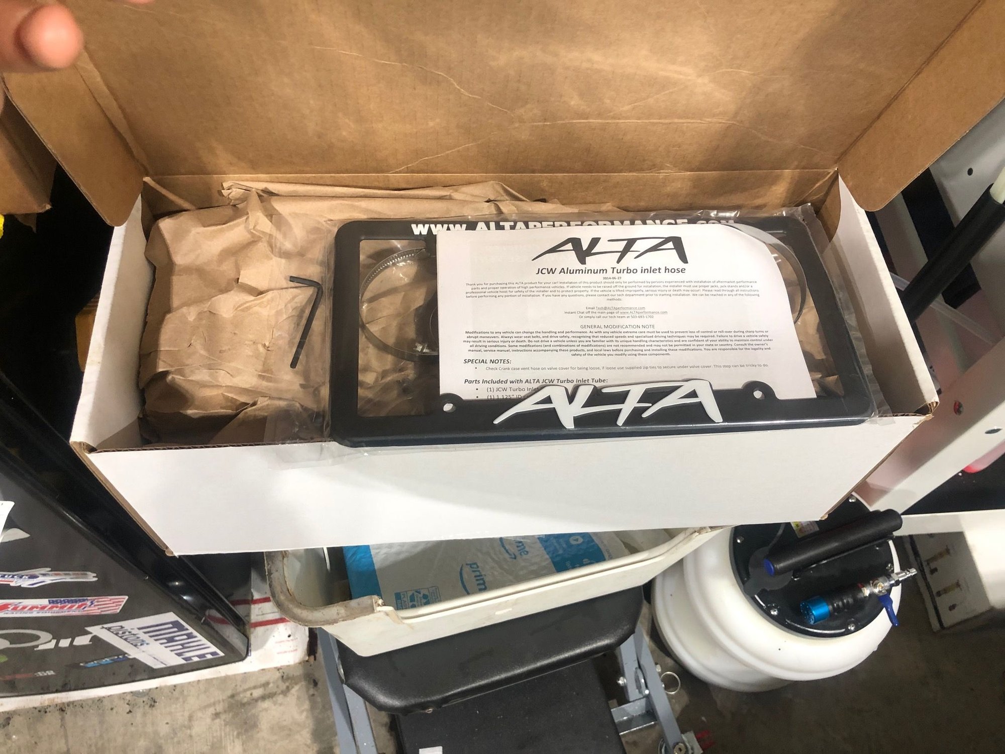 Engine - Intake/Fuel - ALTA Hard Turbo Inlet Pipe (Mini Cooper S) - New - 2007 to 2010 Mini R56: "Mk II" Mini Hatch/Hardtop range - Elkridge, MD 21075, United States