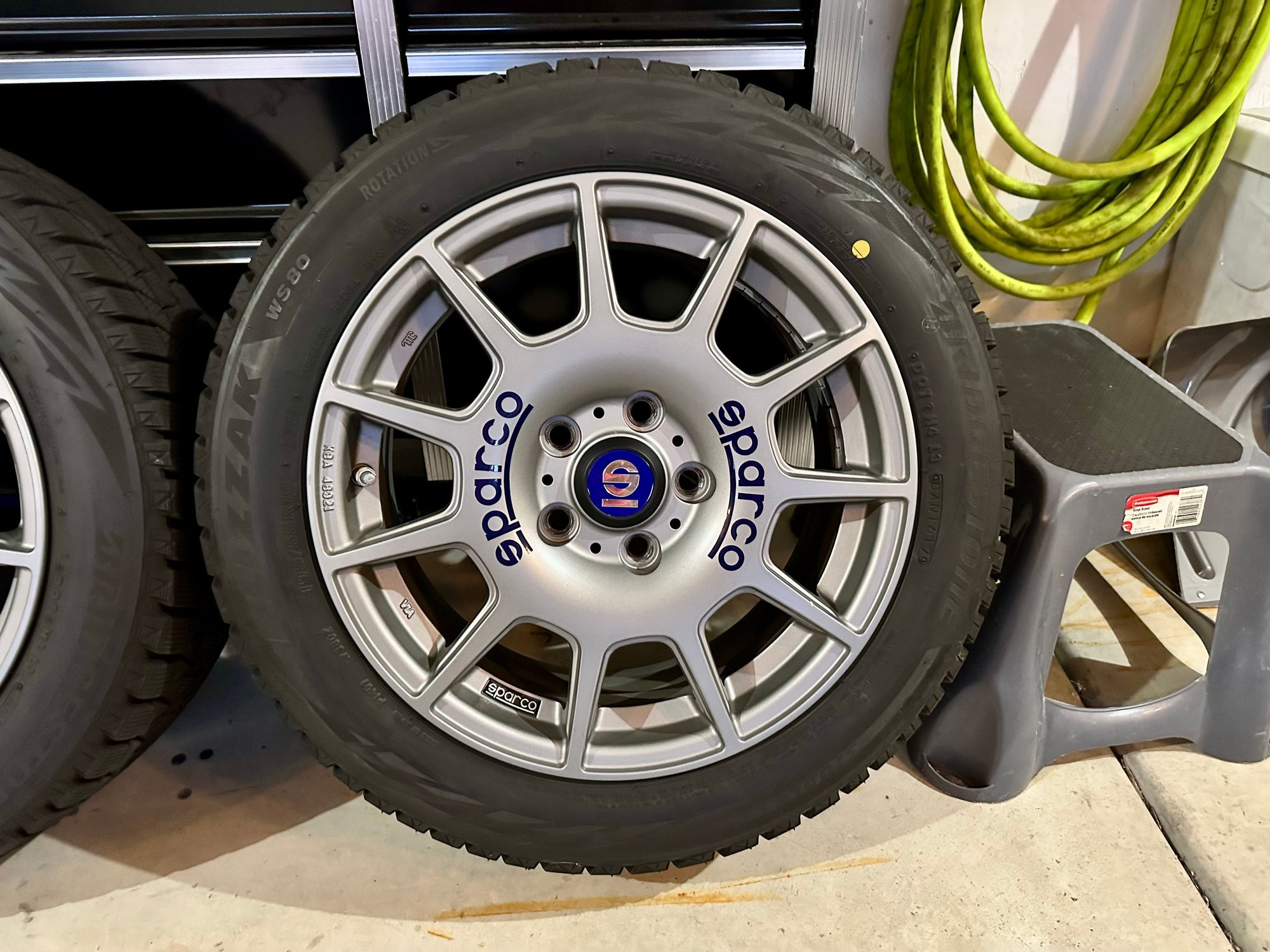Wheels and Tires/Axles - Winter Wheel/Tire Package 16" 5x112 Mini Cooper Sparco Terra w/ Blizzak WS-80 - Used - 2014 to 2024 Mini F56: Mini Hatch/Hardtop - Pewaukee, WI 53072, United States