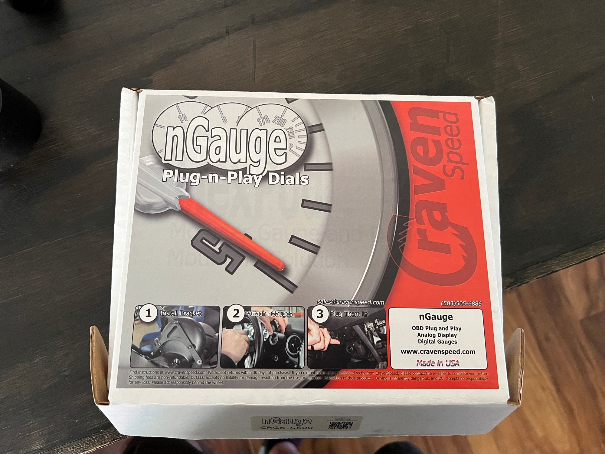 Craven Speed nGauge Boost and Water Temp Gauges North American Motoring