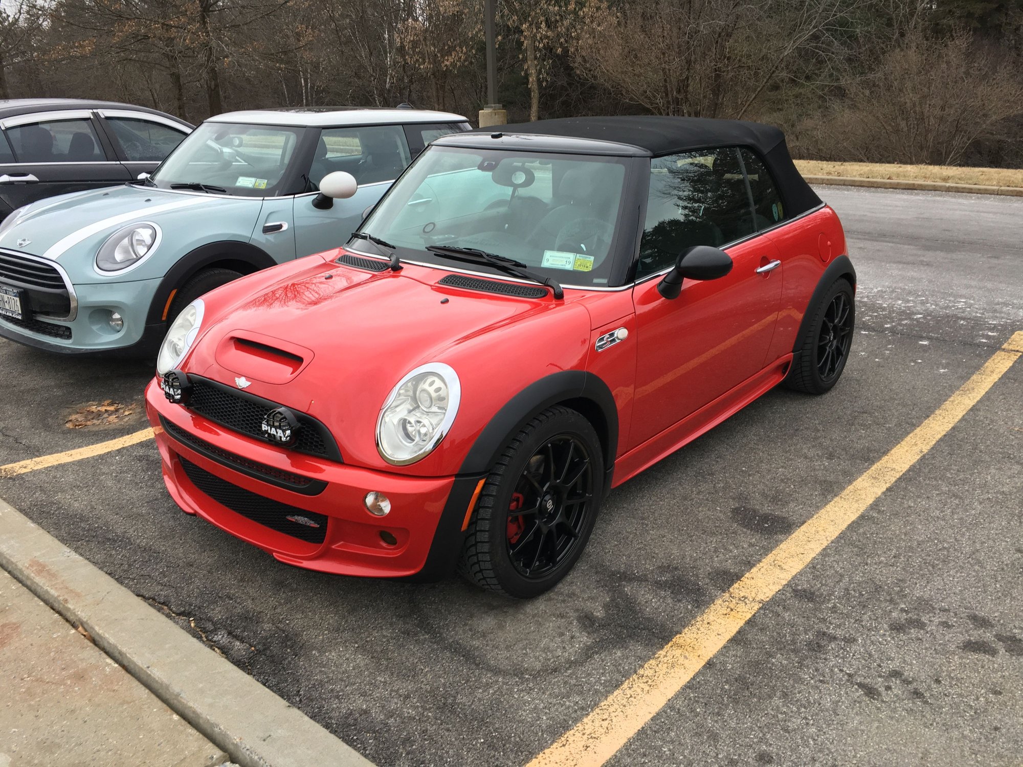 2008 Mini R52: "Mk I" Mini Convertible - FS: 2007 R52 JCW Aero Convertible (Low Mileage, EC)   RARE.   Winter rims incl. - Used - VIN WMWRH33547TJ44505 - 62,100 Miles - 4 cyl - 2WD - Manual - Convertible - Red - Upstate, NY 12345, United States