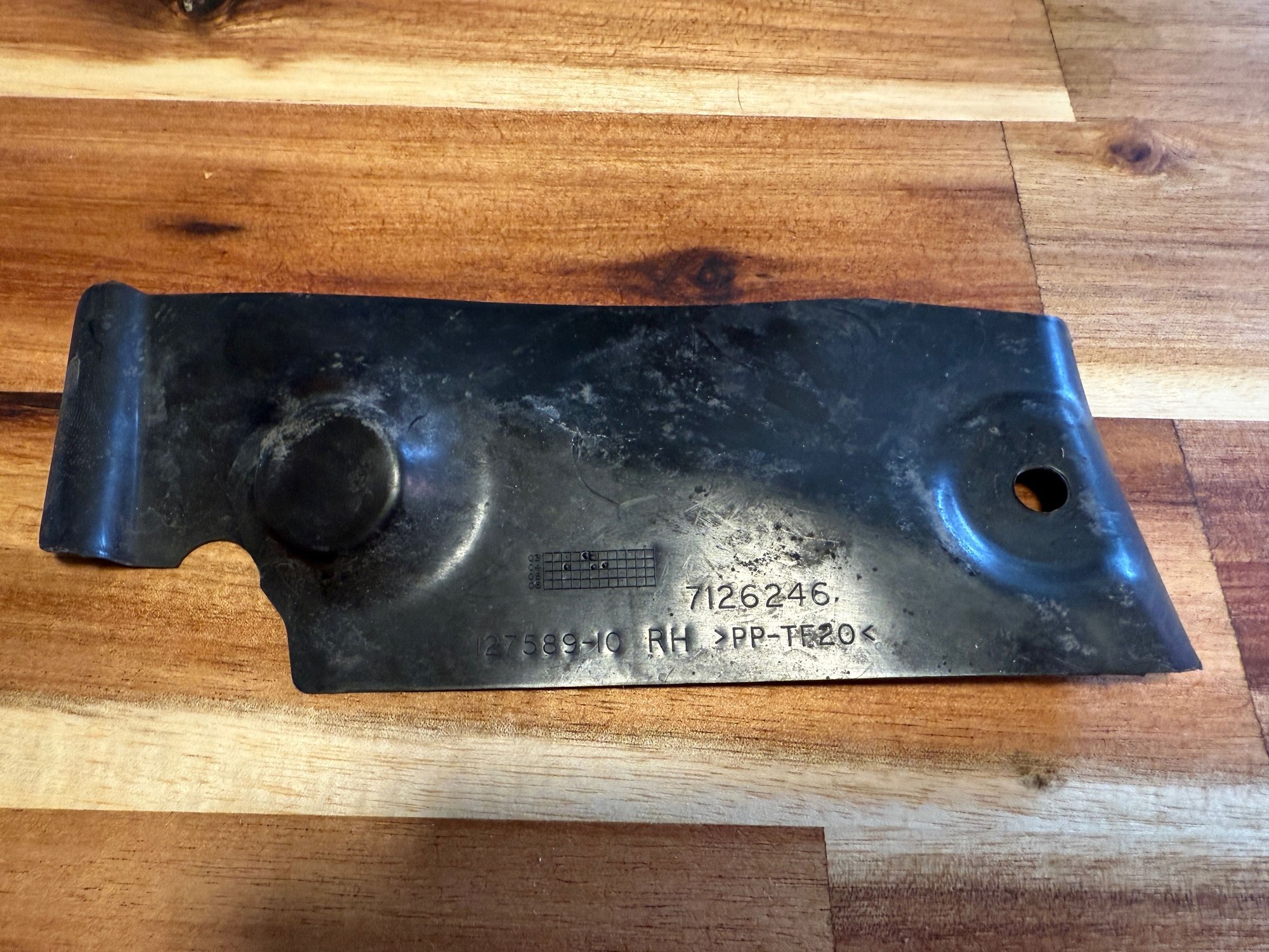 Assuming this is the bottom side towards the ground.