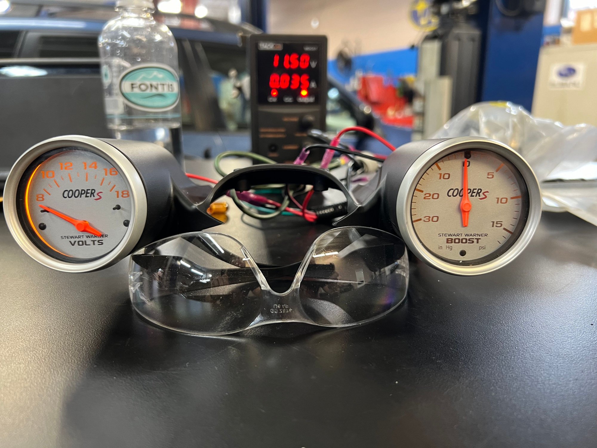 Interior/Upholstery - R53 Factory Boost and Voltmeter Accessory Gauge kit - Used - 2002 to 2008 Mini R53: "Mk I" Mini Cooper S - Atlanta, GA 30317, United States