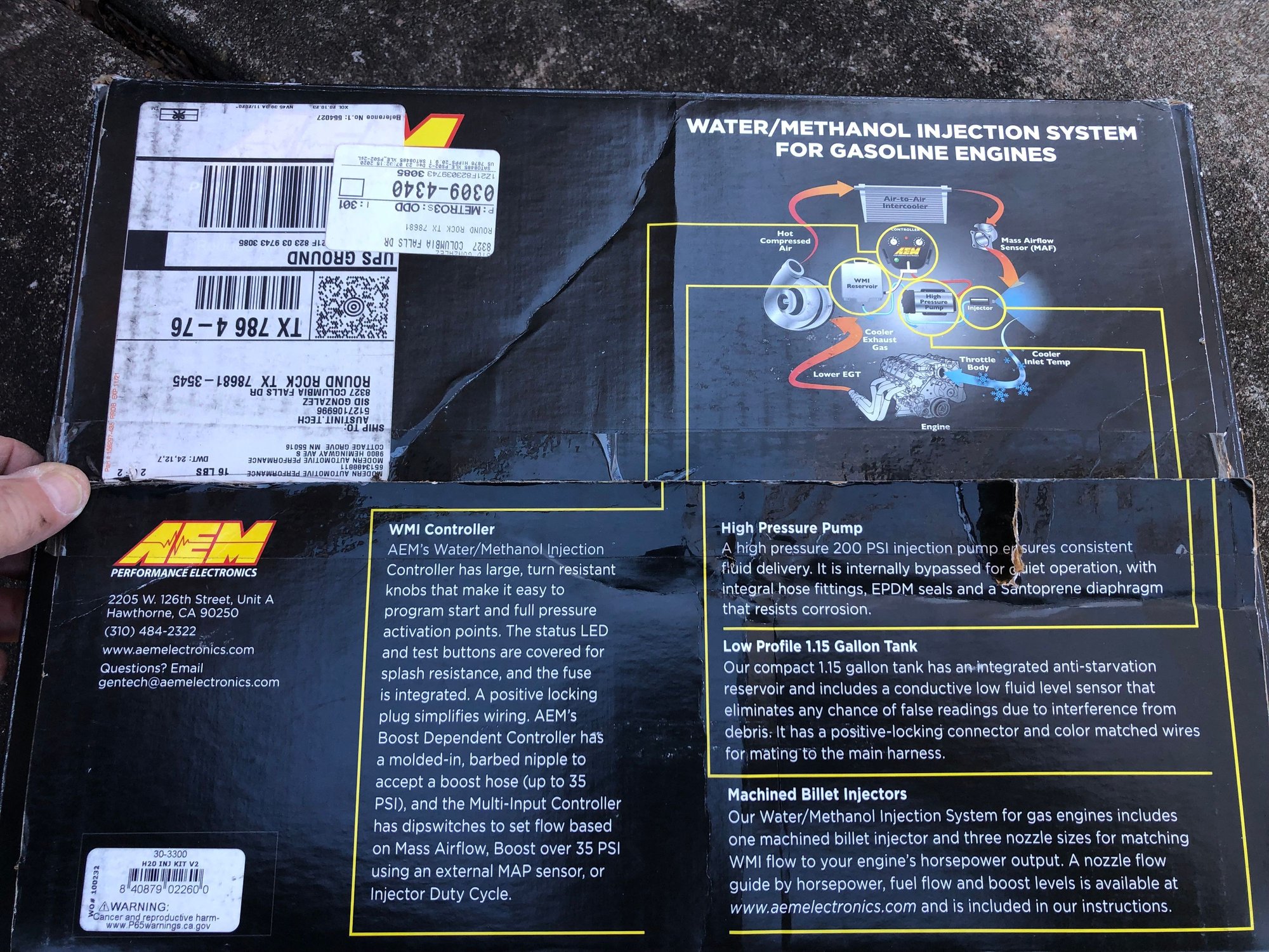 Engine - Intake/Fuel - AEM 30-3300 V2 Water/Methanol Injection Kit, 1.15 Gallon - New - 2002 to 2008 Mini Cooper - Austin, TX 78738, United States