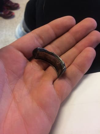Found inside tire