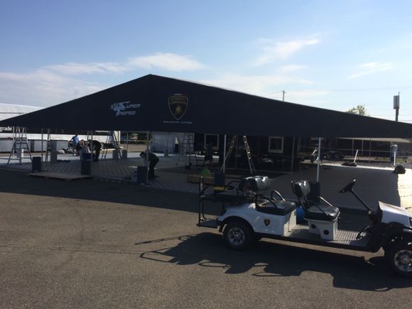 Lamborghini Hospitality Tent