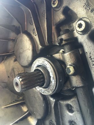Point where throw out bearing actually comes in contact with pressure plate