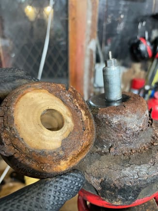 Bushings were rotted - these look to have been replaced in 2012