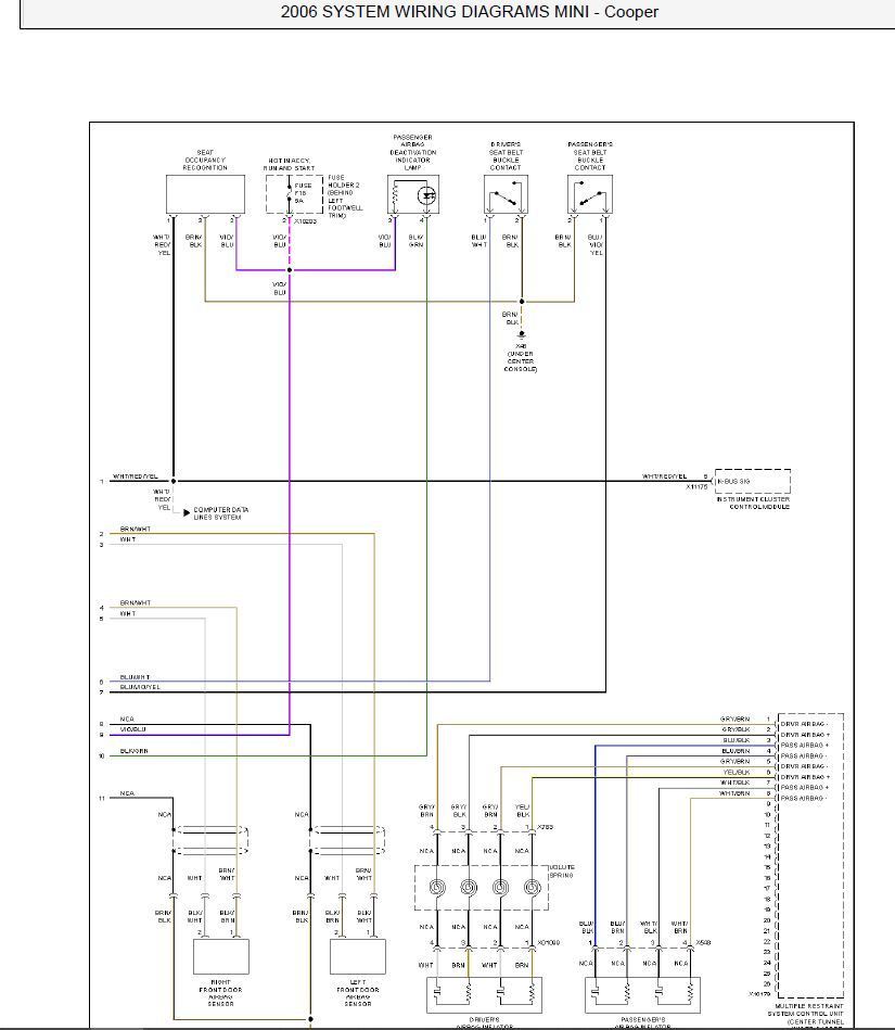 Supplemental Restraints Circuit Wiring Diagram North American Motoring