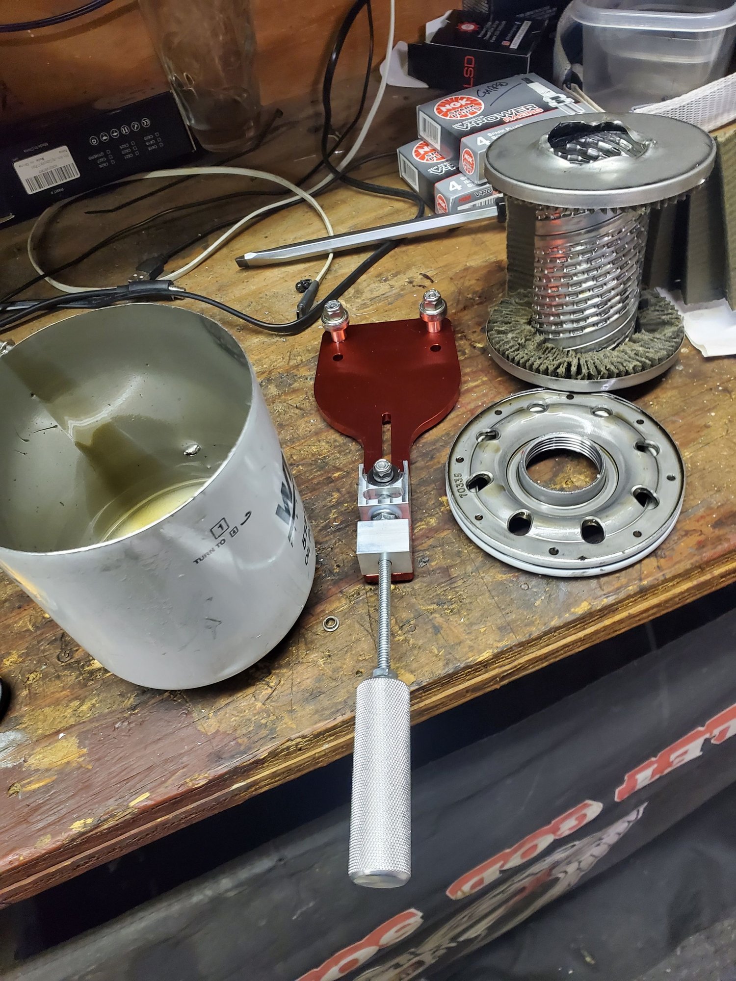 Pics of K&N oil filter cut open