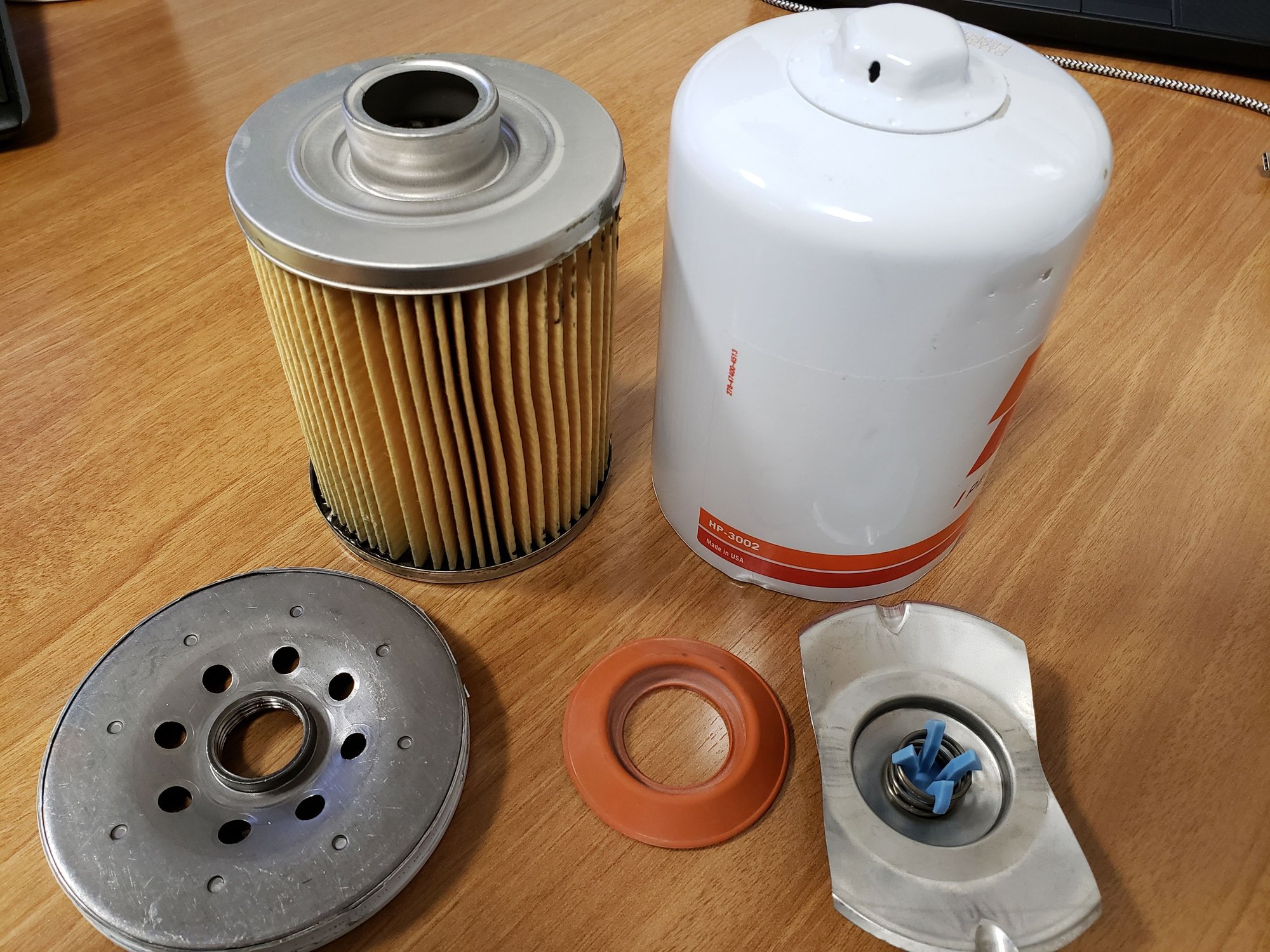 Pics of K&N oil filter cut open