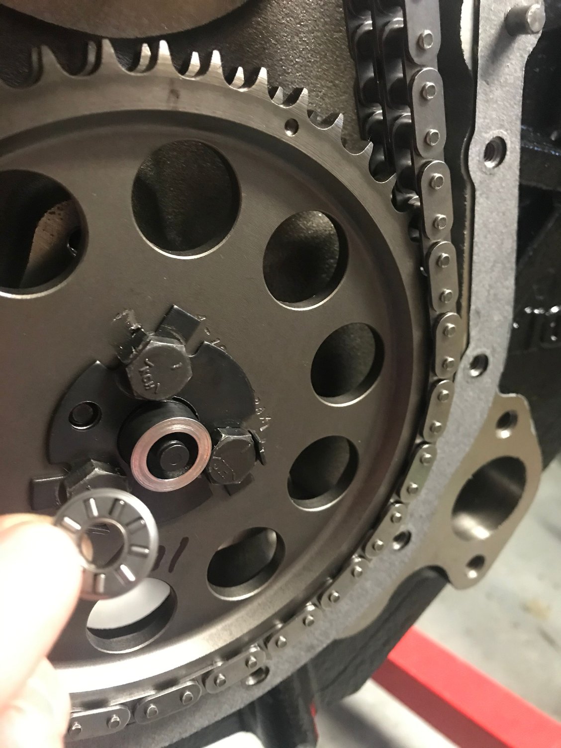 Cam button clearance