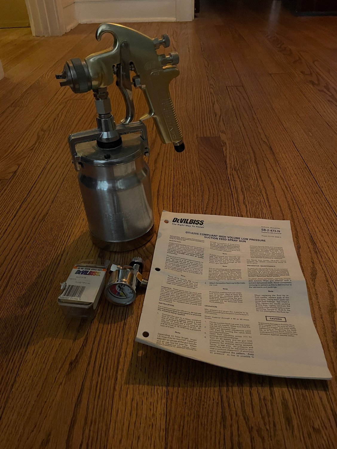 Sata Paint gun, DeVilbiss gun and Hutchenson sander