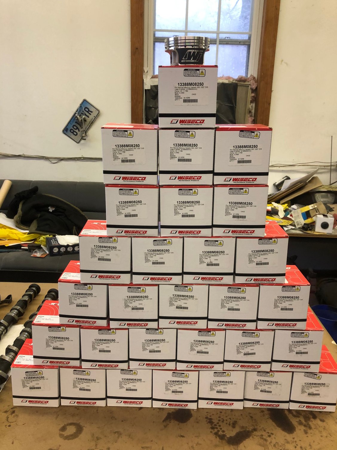 That’s a lot of pistons!