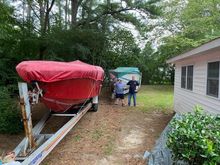 Wayne (Hollowpoint) and me back in October from when we moved the Bullet to my place to finish rigging. 