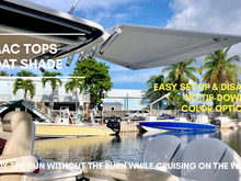 Custom boat shade
