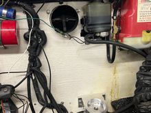 Got the oil filter mount and drive oil reservoir located and “mounted”.