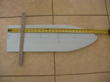 27' x 8'
The two hatches are 3' x 5'
Smaller one is 3' x 2 1/2'  as examples and would be based off stringer width and bulkhead location.
