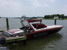 My 1987 Scarab III yep it has a radar and loving it!
