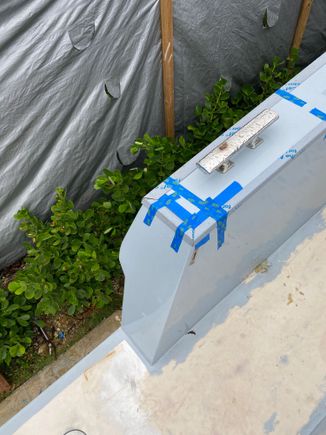 Stainless steel trim around some areas. It’s an old pic, it’s already welded and half of it high polished