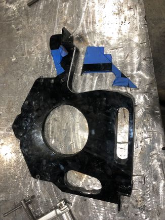 Rear motor mount clearance to slide closer to the tunnel