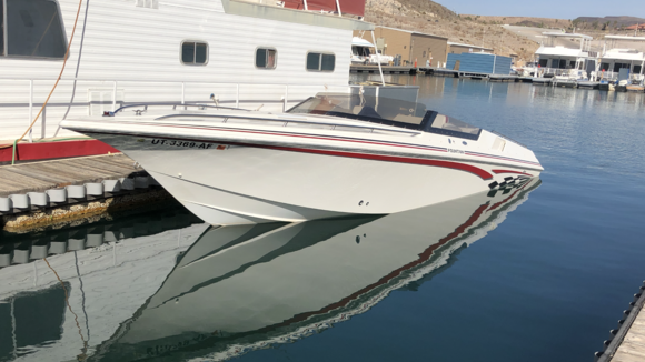 At the marina!
