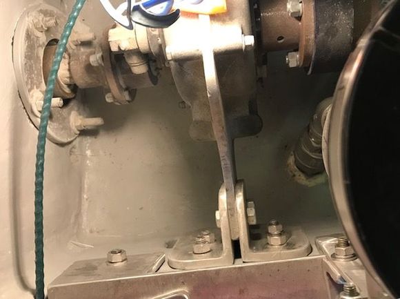 The current position of sea strainer is coming into picture on right hand side 