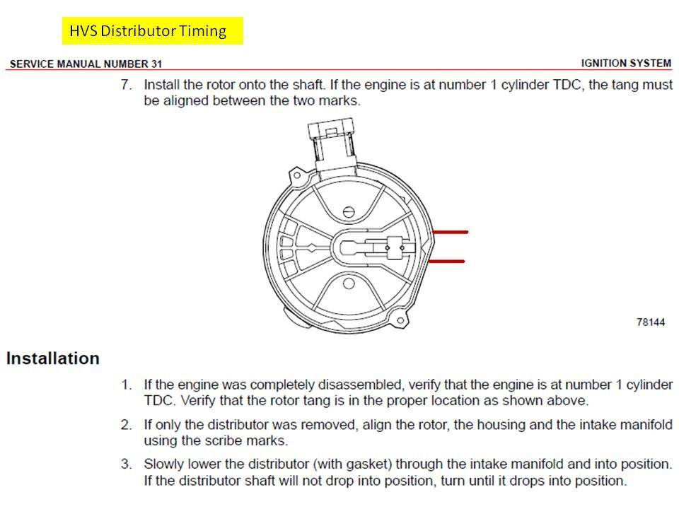 2001 Merc 6.2L mx timing
