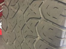 These tires were like this for at leat 2 years before i pulled the truck off the road..... They got here and stopped wearing.... Guess i shoukdnt complain but so much ive gotten, 7 or 8 years out of them!!!