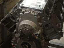 Timing cover installed