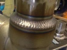 2" stainless socket weld before brushing