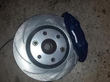 1G CTS-V Brembo calipers around a 14" Rotor