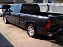drag radials side view and custom dent