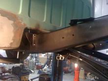 After the frame was welded.