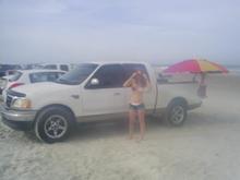 back when the truck was just intake and catback only with rims