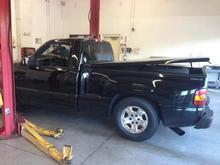 Got some avalanche 17's free of charge off my godfather, passed by the tire shop and threw on some bfgoodrich rubber!