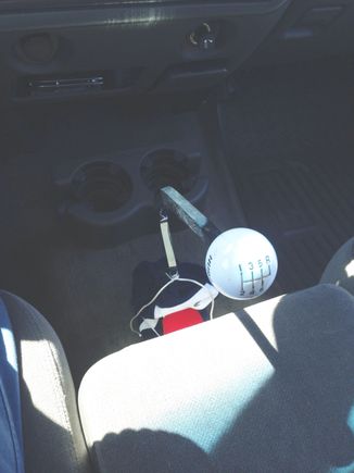 Cup holders relocated, crown bag installed.