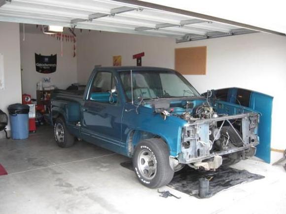 Starting the dismantle