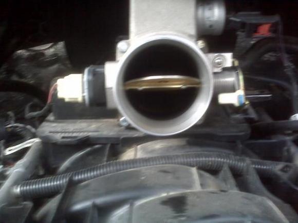 Mopar Performanc Cable Operated throttle body...NO DBW HERE!!