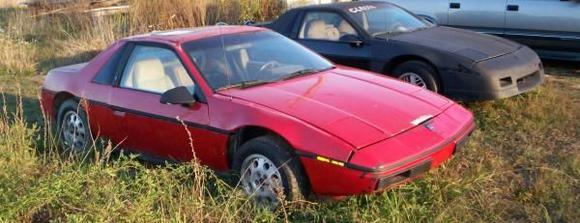 this one needed  a little work but was a good running car. used it for a daily driver for a while. Iron Duke 4 cyl Auto w/ sun roof. buick grand sport wheels.