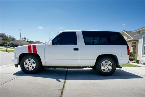 April 2013 I have dropped it 3/4 and some little changes to the outside. Its coming along. Lots of plans for the tahoe in the future.