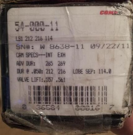 212 216 cam specs