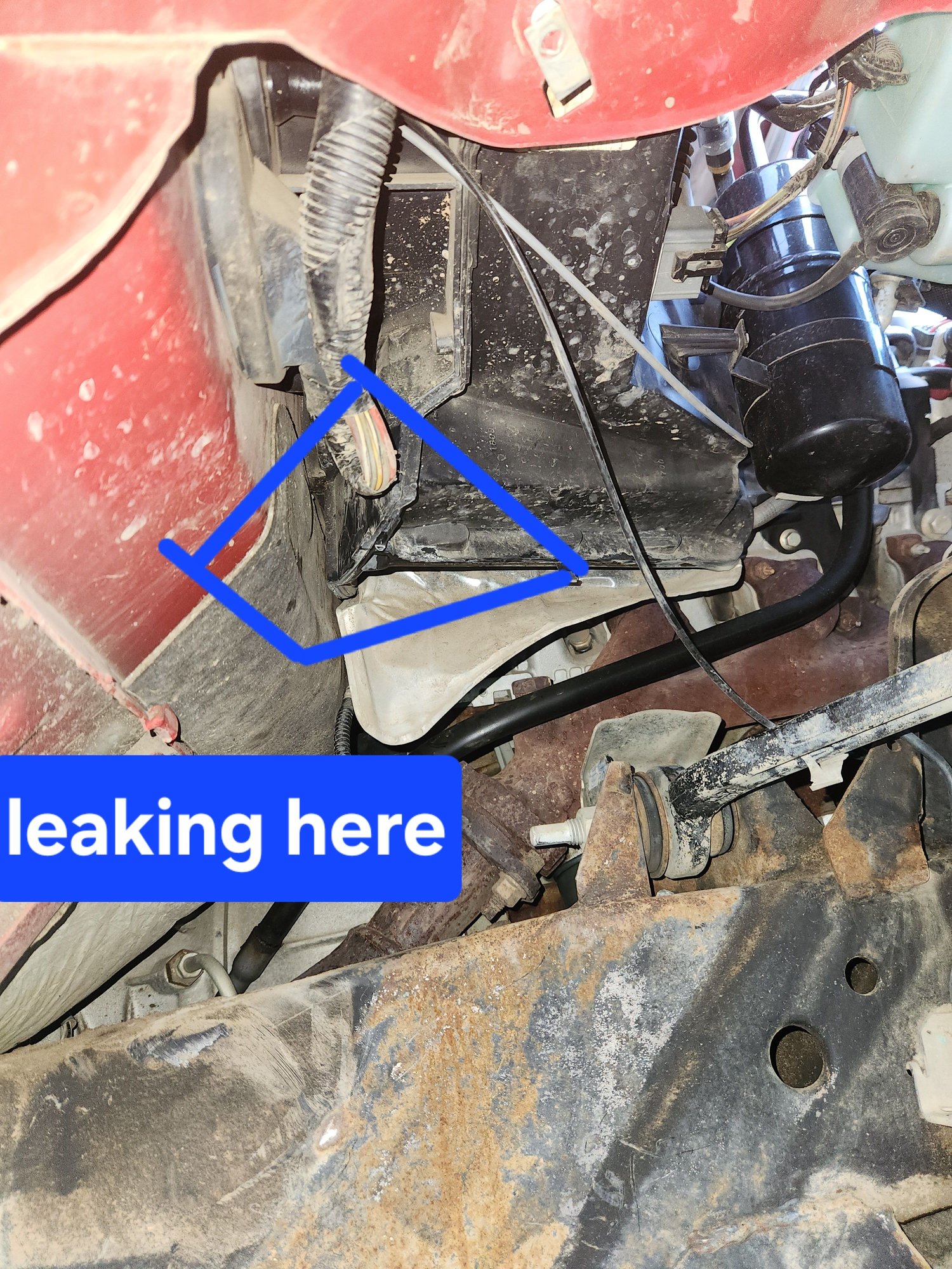 leaking at this seam