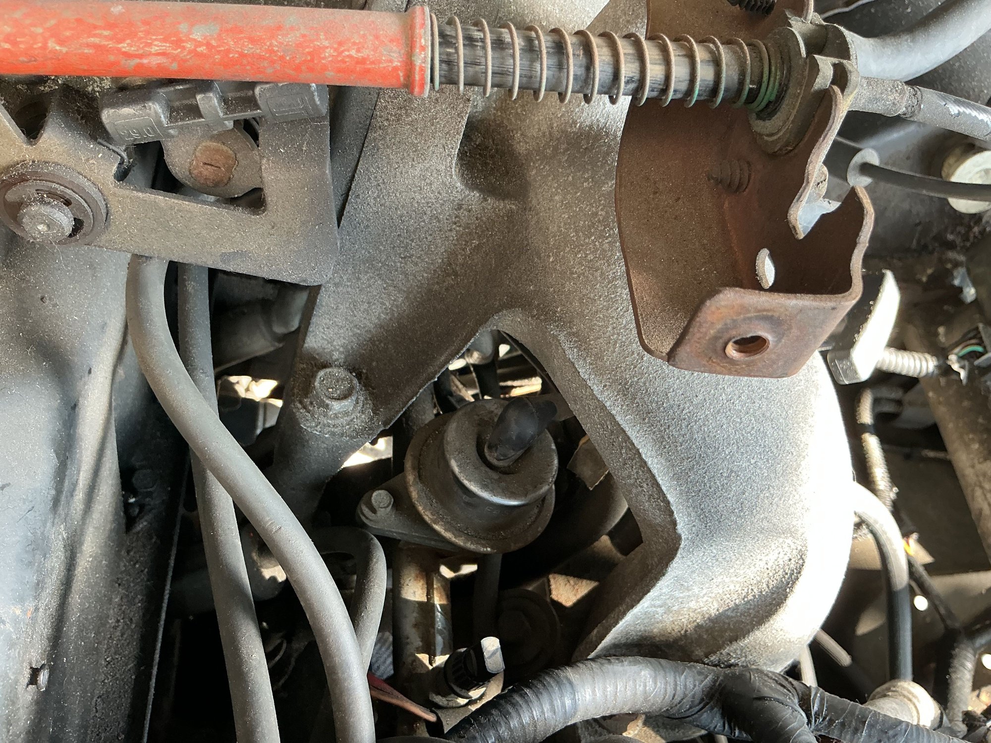 Fuel Pressure Gauge on fuel rail.