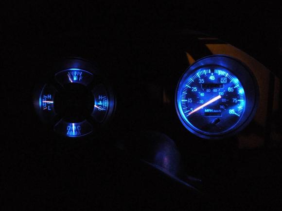 custom 1987 LED dash
