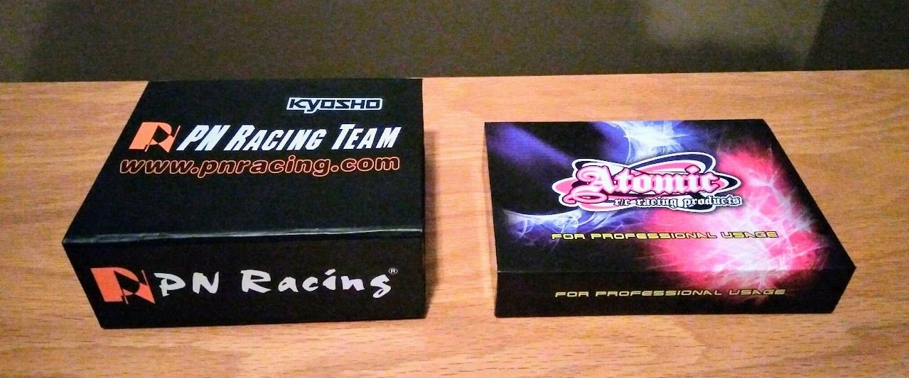 Kyosho MiniZ PN Racing Battery & Motor Box & Atomic Wheel/Tire Box R