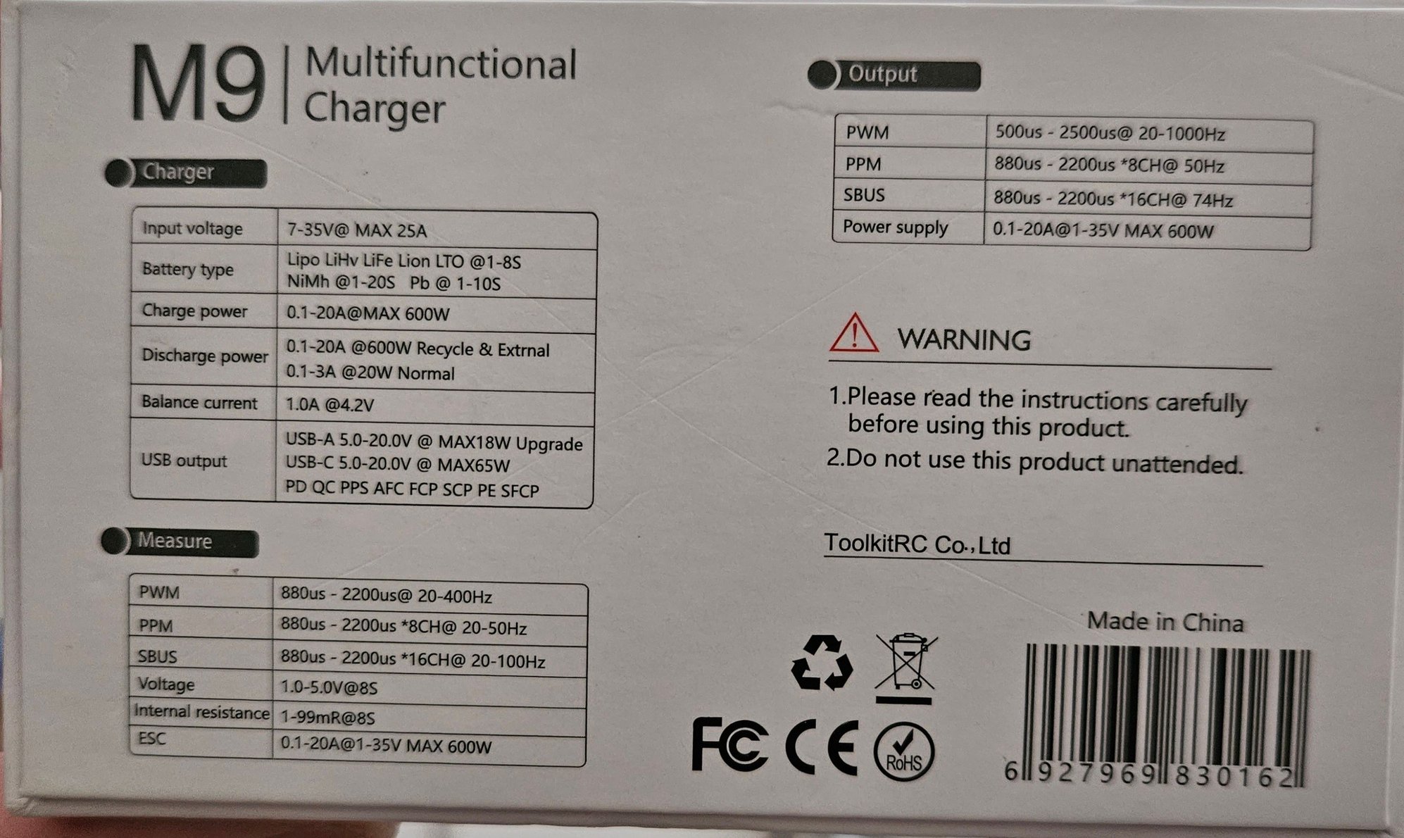 Seliing New ToolkitRC M9 DC Battery Charger. - R/C Tech Forums