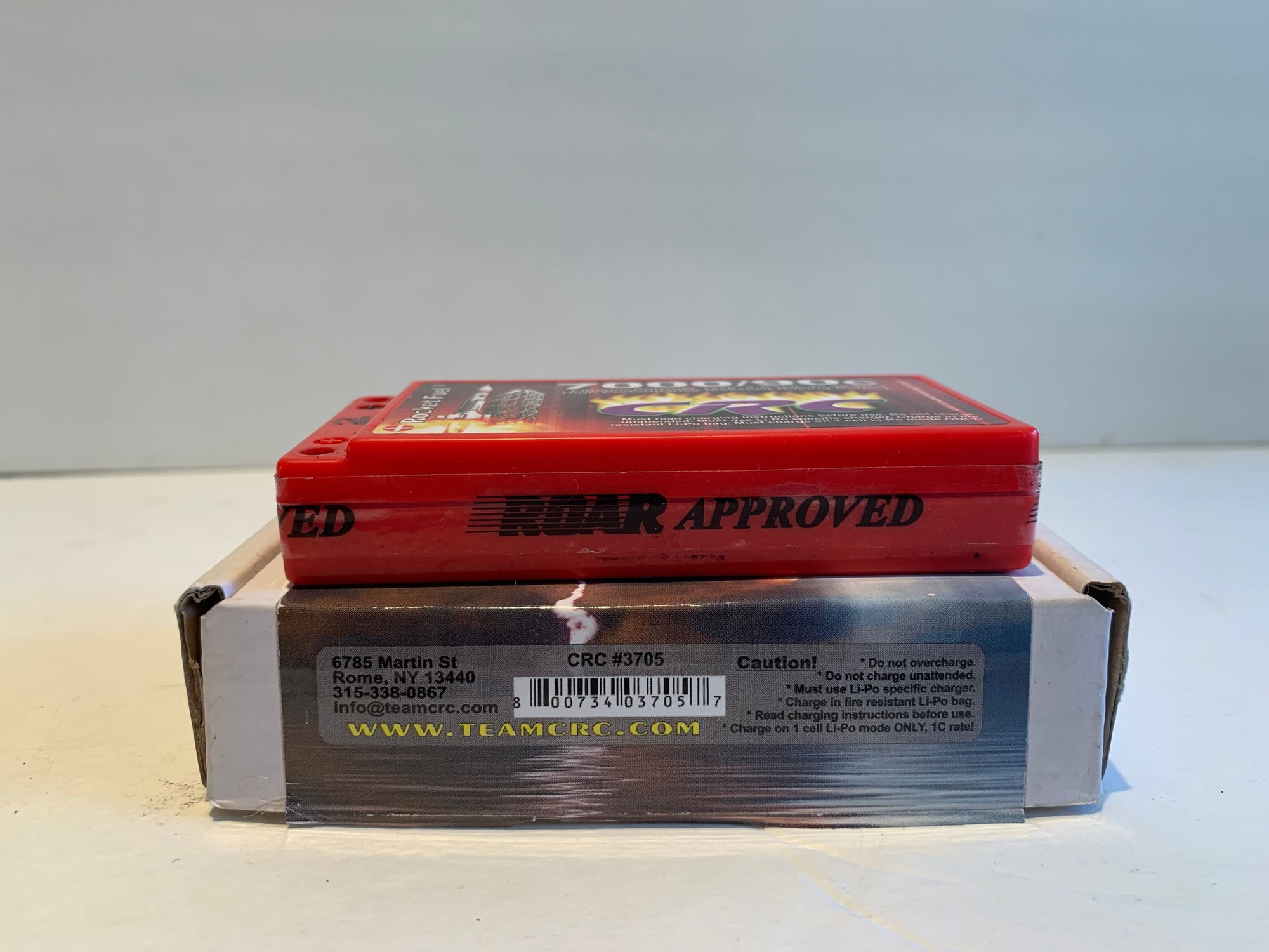 CRC 7000mAh 3.7v 90c Lipo Battery Pack With 4mm Bullet Conns. - R/C ...